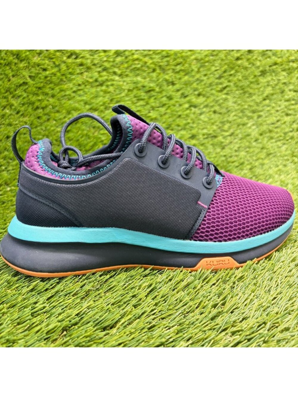 Kuru Atom Womens Size 5D Purple Blue Athletic Running Walking Shoes Sneakers